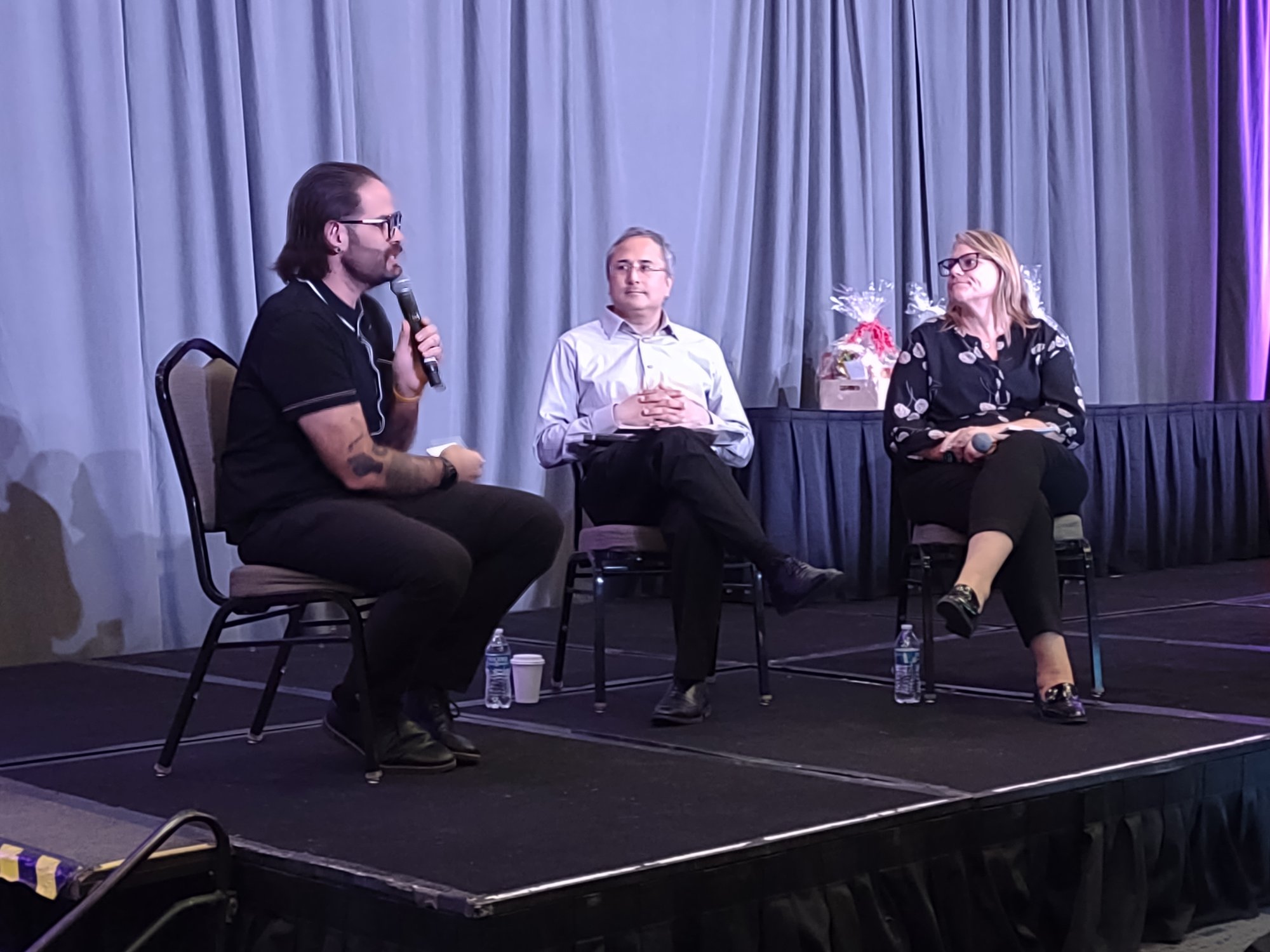 Robert moderating Mercy Care Connections Conference 1